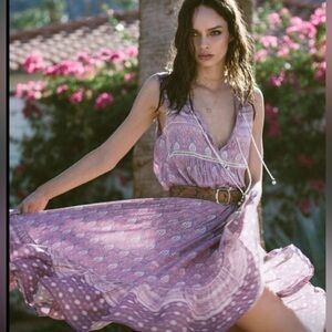 Spell & the Gypsy Skirt Oracle Midi Skirt Pink Xs-s
